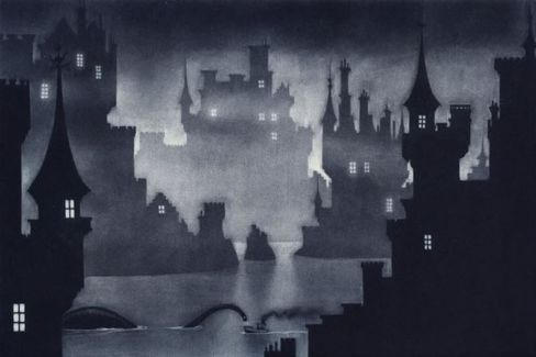 PIERRE VAQUEZ_UNE VUE DU LOCH NESS_40X50