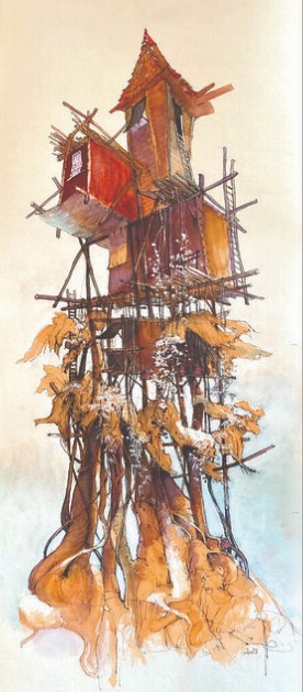 SOLITUDE PERCHEE 35X95