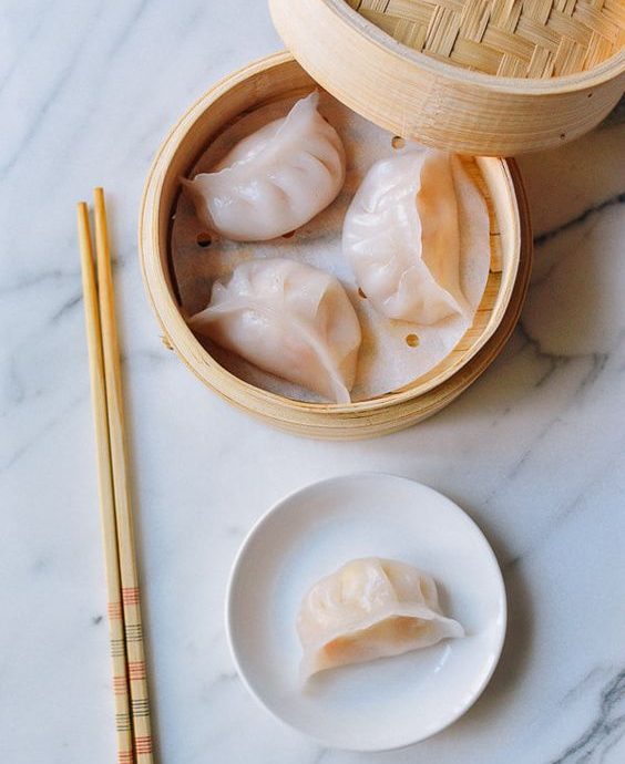 虾饺 Raviolis aux crevettes à la vapeur