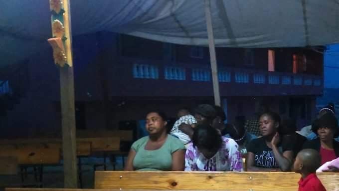 Preparing to speak at the ladies fellowship