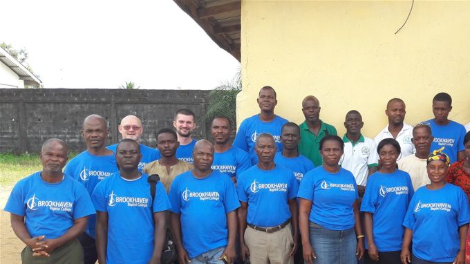 BROOKHAVEN BAPTIST COLLEGE in Liberia West Africa. A CLASS ON LEADERSHIP
