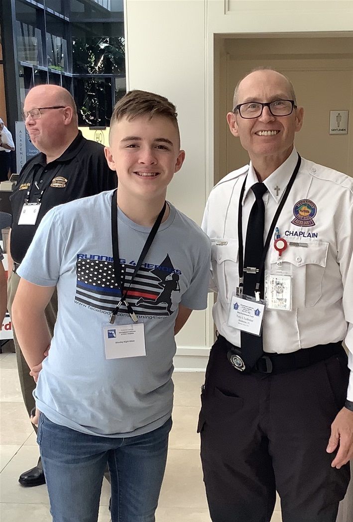 Zachary Runs for Heroes, paying tribute to our first responders.