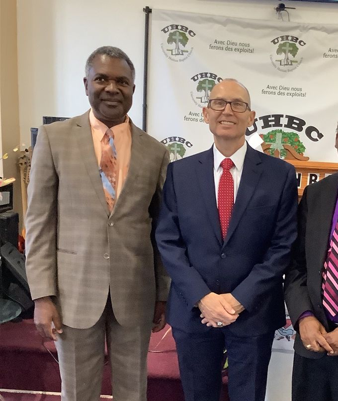 Preaching at University Haitian Baptist Church in Tampa for youth Conference 2022