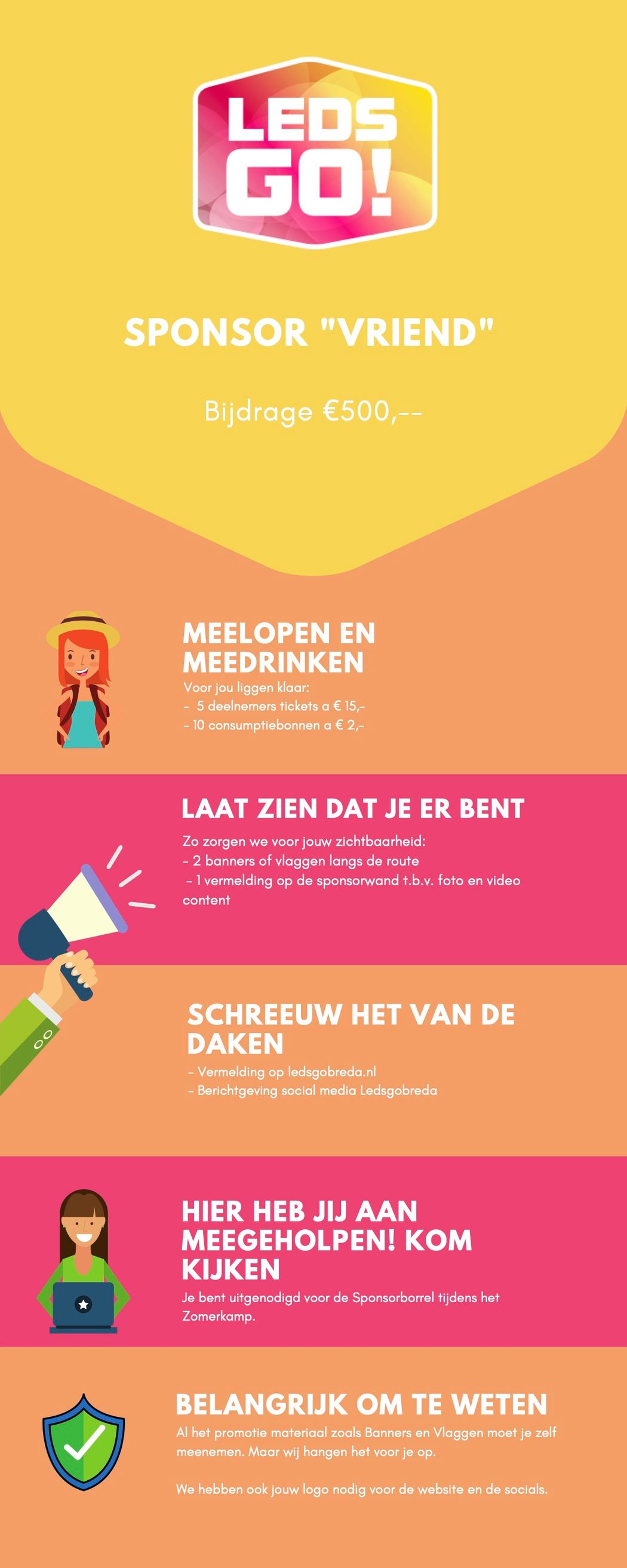 Vriend sponsorpakket LedsGo 2023