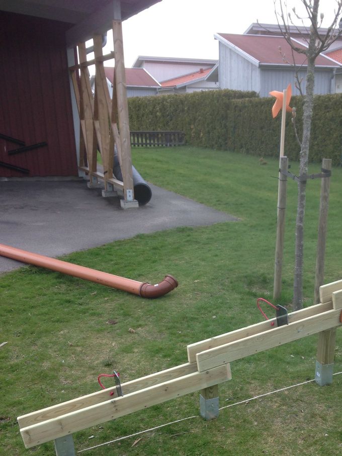
Vattenränna med sluss 
3 meter lång vattenränna med 2 sluss 
Pris 2400 inkl montering på plats
