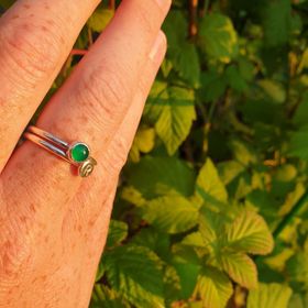 RING KOMBO MED STEN
