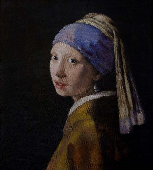Study of "Girl with a Pearl Earring", Johannes Vermeer