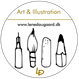 Foxtail studio logo Lene Daugaard illustration