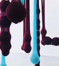 Detalje af installationen "Extended Gravity"#1 fra udstillingen View21