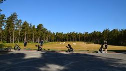 Driving range på Tranås Golfklub