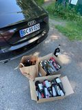 Resterne efter turen!