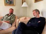 Ulrik og en meget træt Claus!