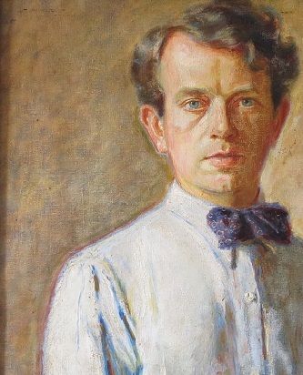 Autoportrait 1945 (huile sur toile, 65 X 54 cm)