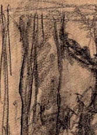 Etude (mine de graphite, 11 X 8 cm, vers 1922)