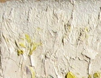 Arbre dénudé, effet de lumière dans le parc (huile sur carton, 24 X 19 cm, L'Isle-Adam)
