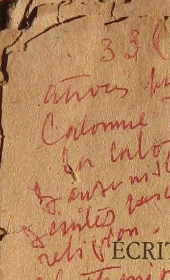 Commentaires et notes de Léon Gard sur un exemplaire des 