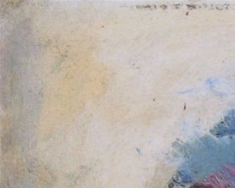 L'étang, brume d'automne dans le parc des Bonshommes (huile sur carton, 41 X 33 cm, l'Isle-Adam, 1969)