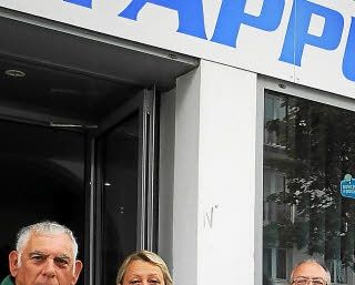 Corinne Broudic aux côtés des membres du bureau et du conseil d'administration
