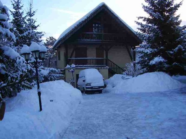 Le Gîte en hiver