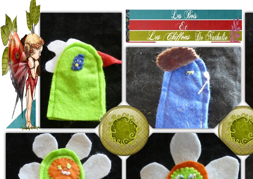 Les marionnettes à doigts de ma création