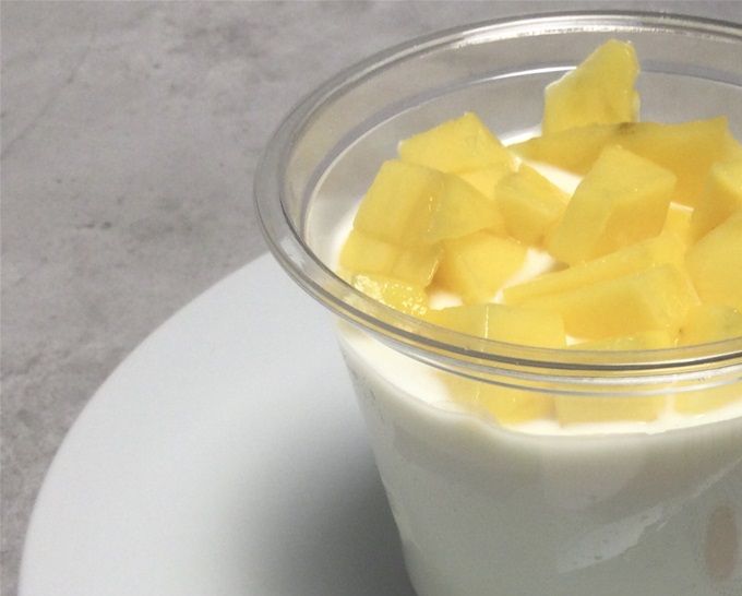 Fromage blanc façon tiramisu à la mangue 🥭