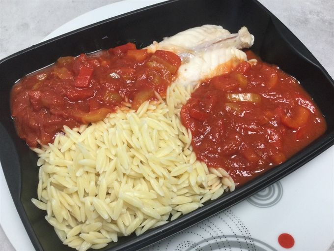 Queue de lotte sauce basquaise