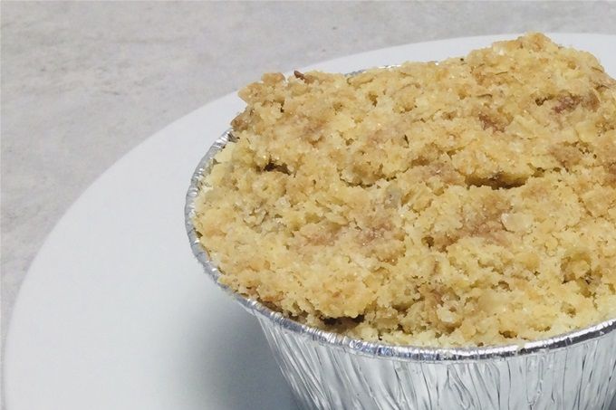 Crumble à la pomme & cannelle