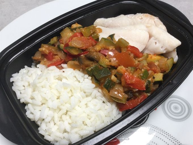 Filet de rouget & ratatouille, riz camarguais