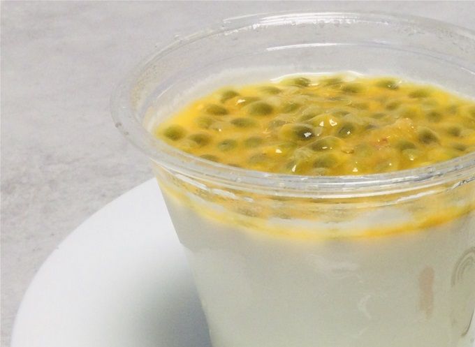 Panna cotta au fruit de la passion