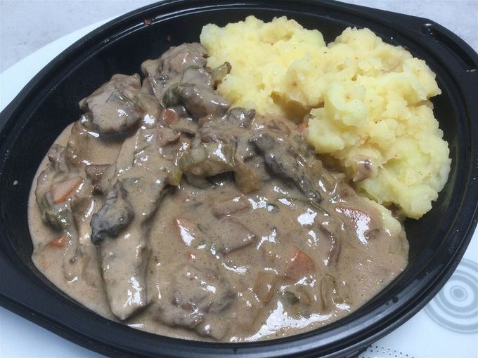 Sauté de bœuf aux morilles & écrasé de pomme de terre