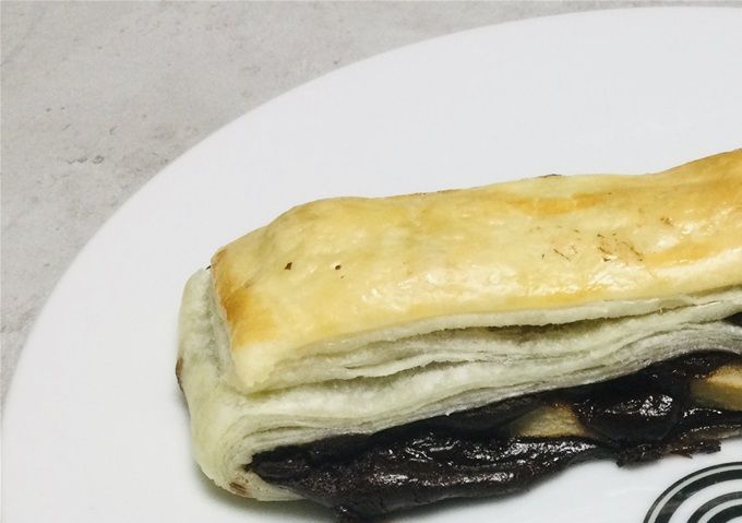 Feuilleté au chocolat 🍫 & poire 🍐