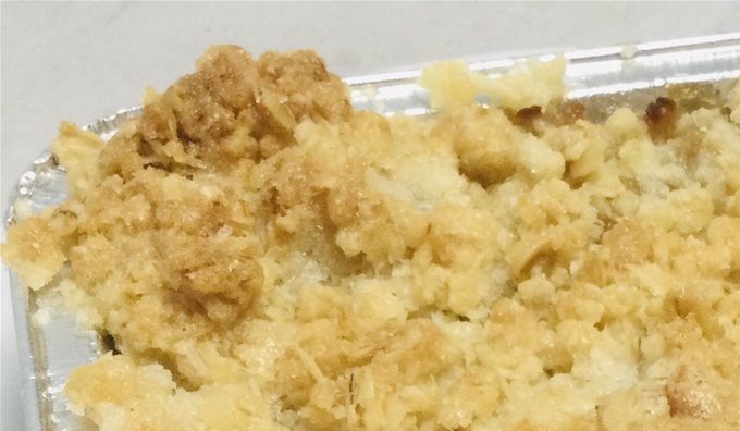 Maxi crumble pomme, poire, banane