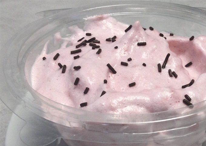 Mousse à la framboise