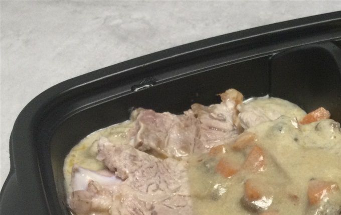 Cote de veau aux champignons & écrasé de pomme de terre