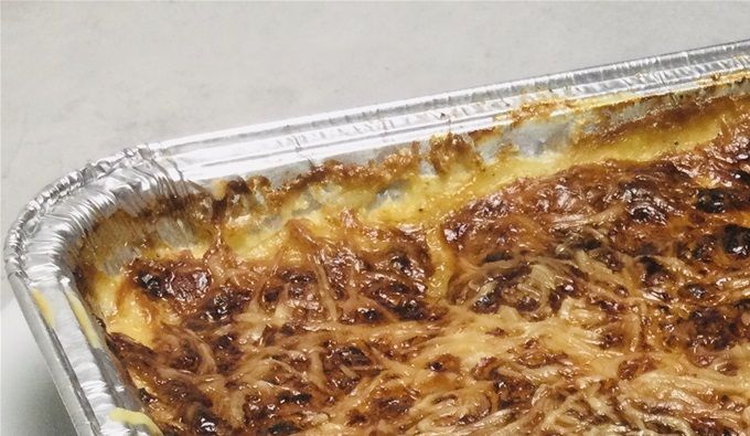 Gratin dauphinois au saumon fumé