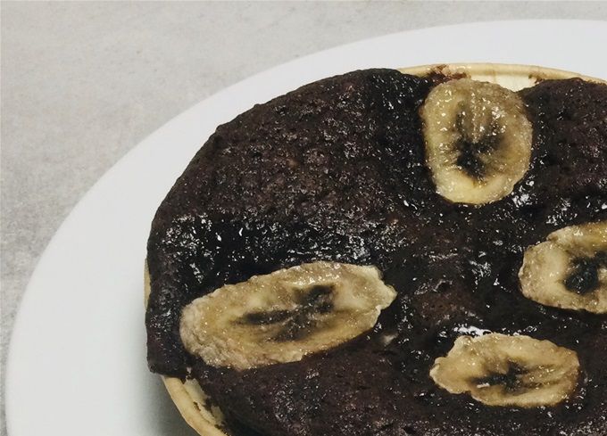 Moelleux au chocolat et banane