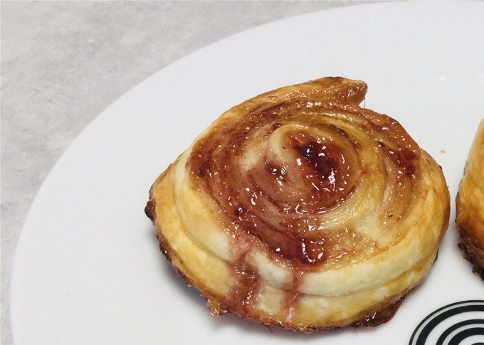 Feuilleté à la fraise