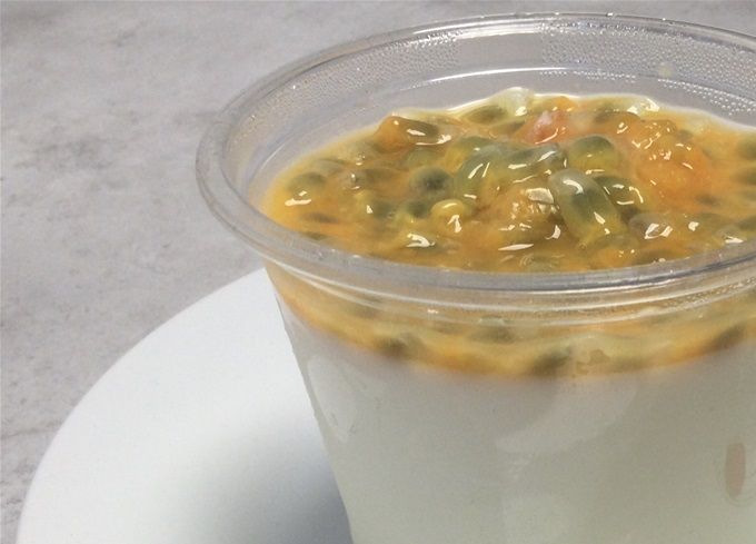 Panna cotta au fruit de la passion