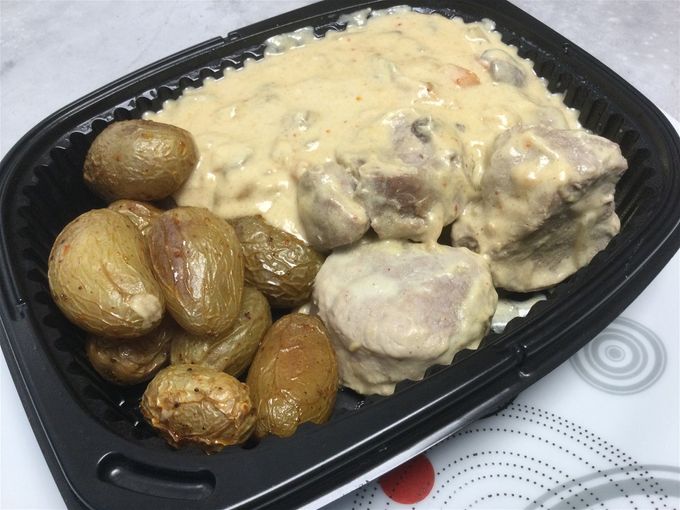 Filet mignon à la moutarde & pomme de terre grenaille