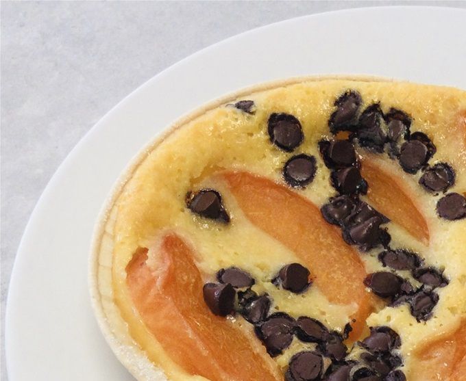 Clafoutis à l’abricot et chocolat