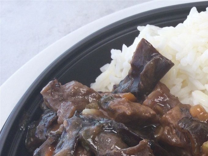 Sauté de veau teriyaki & riz thaï