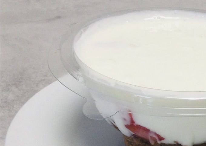 Fromage blanc façon tiramisu fraises fraîches & spéculos