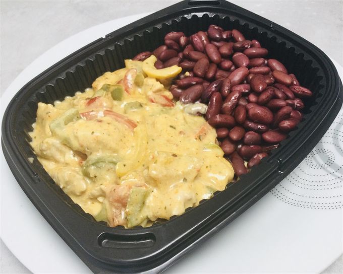 Fricassée de poulet à la mexicaine & haricots rouges