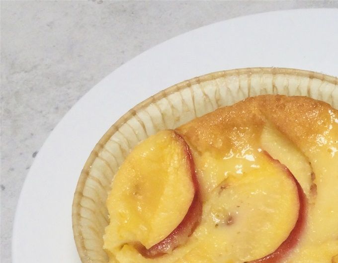 Clafoutis à la pêche