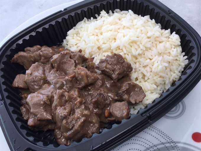 Sauté de bœuf aux morilles & riz