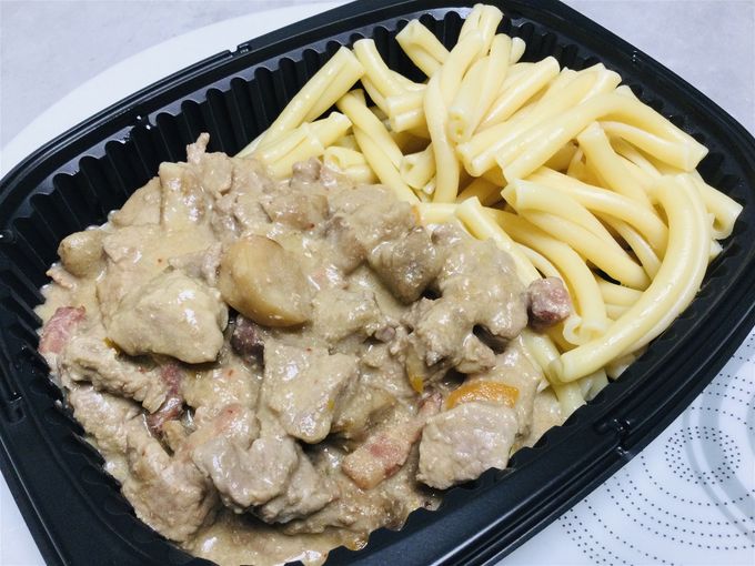 Sauté de veau aux cèpes & pâtes