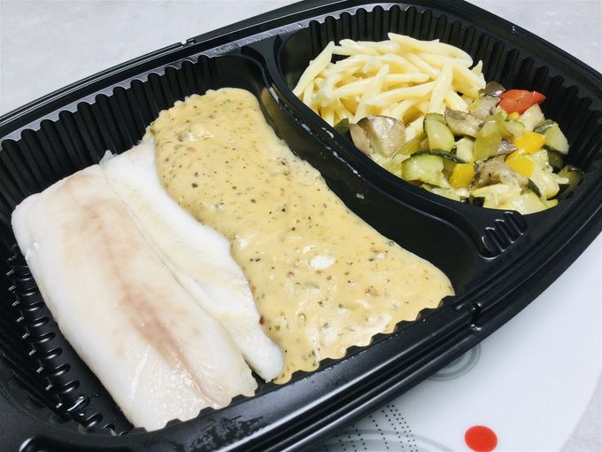 Filet de sole sauce saveurs italiennes & légumes confits, pâtes