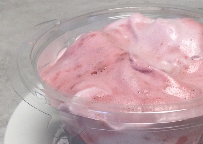 Mousse à la framboise