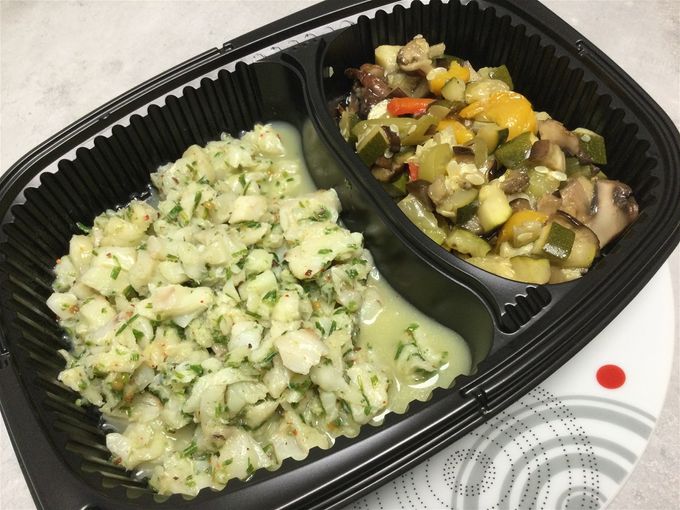 Tartare de cabillaud & légumes confits