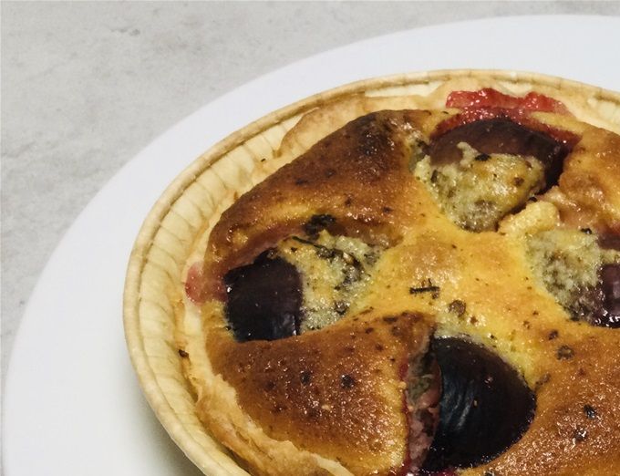 Tarte amandine à la figue